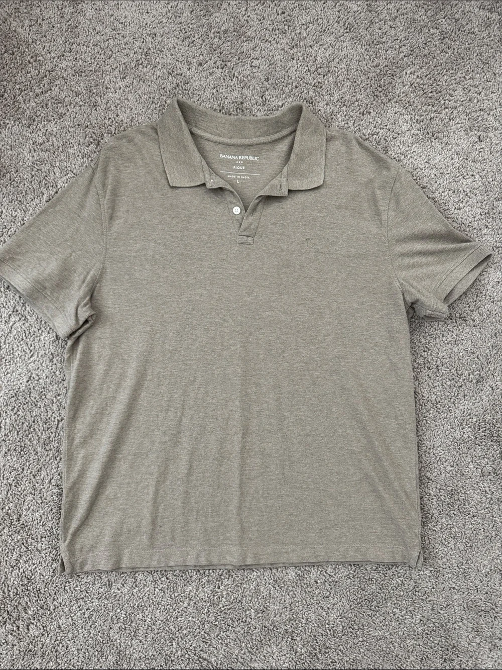 Banana Republic Men's Pique Polo Shirt
